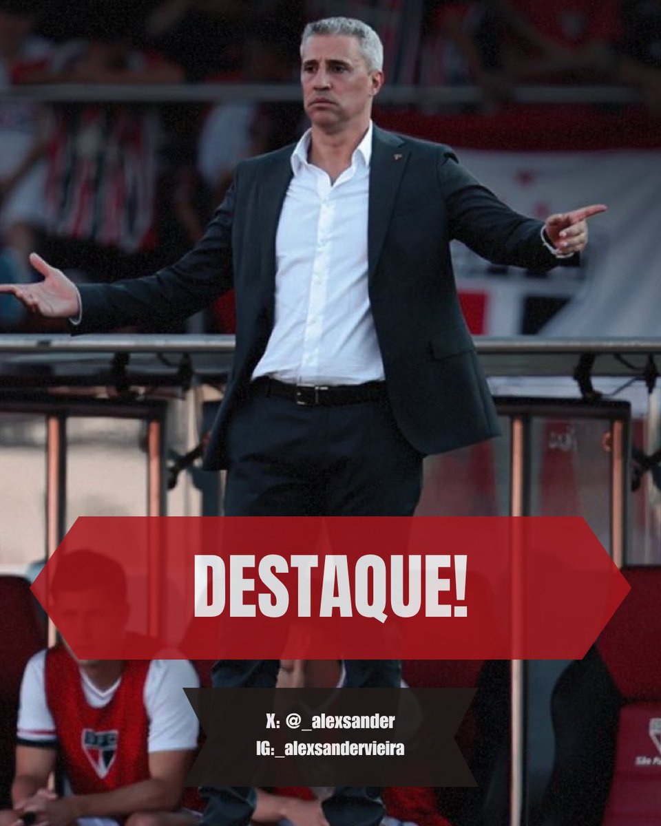 _alexsander's tweet photo. Crespo é destacado por jornal espanhol: "Revolucionou o São Paulo

O trabalho do técnico Hernán Crespo à frente do São Paulo tem se destacado internacionalmente. Ljornal espanhol As publicou uma análise ressaltando como o treinador "revolucionou" o Tricolor desde seu retorno ao clube em junho deste ano. 

“Tudo isso graças, em parte, ao trabalho que está fazendo o treinador do São Paulo, Hernán Crespo", destacou a matéria. O jornal enfatizou que, desde a chegada de Crespo, "a mudança na cara da equipe é notável".