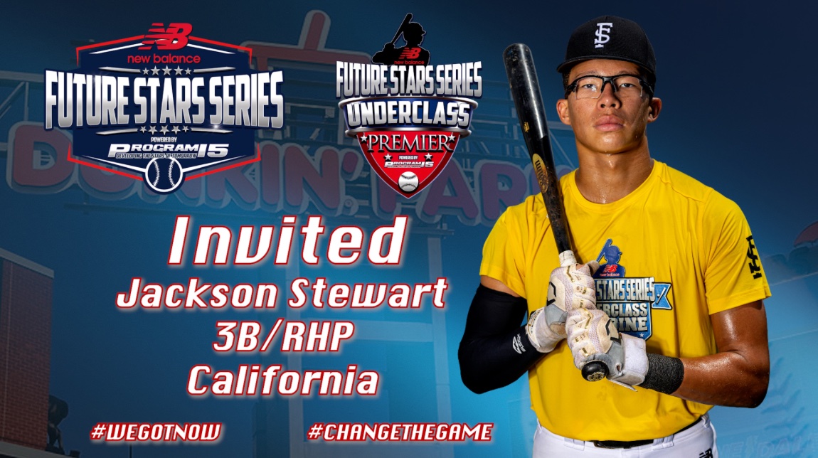 Thank you <a href="/ftrstarsseries/">New Balance 𝗙𝘂𝘁𝘂𝗿𝗲 𝗦𝘁𝗮𝗿𝘀 𝗦𝗲𝗿𝗶𝗲𝘀</a> and <a href="/_JeremyBooth/">Jeremy Booth</a> for this amazing opportunity! Let’s go!

<a href="/NorCalU1/">NorCalU</a> 
<a href="/DelOroBaseball/">Del Oro Baseball</a> 
<a href="/JonKarcich/">Jon Karcich</a> 
<a href="/PrepBaseballCA/">PREP BASEBALL CALIFORNIA</a> 
<a href="/HankLoForte/">Hank LoForte</a> 
<a href="/sydneyyystewart/">sydney stewart</a> 
<a href="/California_PG/">Perfect Game California</a>