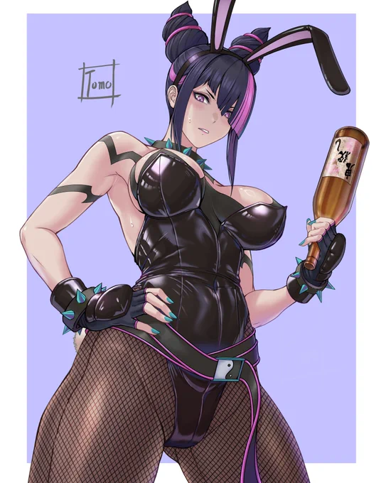 #バニーの日2025 しかたない、再掲の黒耳ウサギ