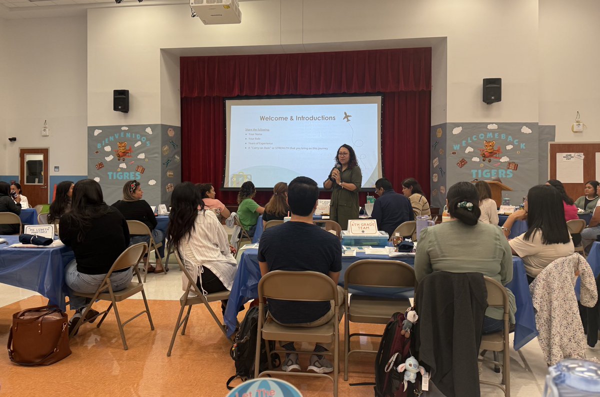 Deanda_HISD's tweet photo. Welcome Back, Tigers! 🐯 We are Tigers on the Move: Destination Greatness! 🐅 Thank you to our incredible team for engaging in a wonderful day of pre-service! https://t.co/N0Xf6cF03w