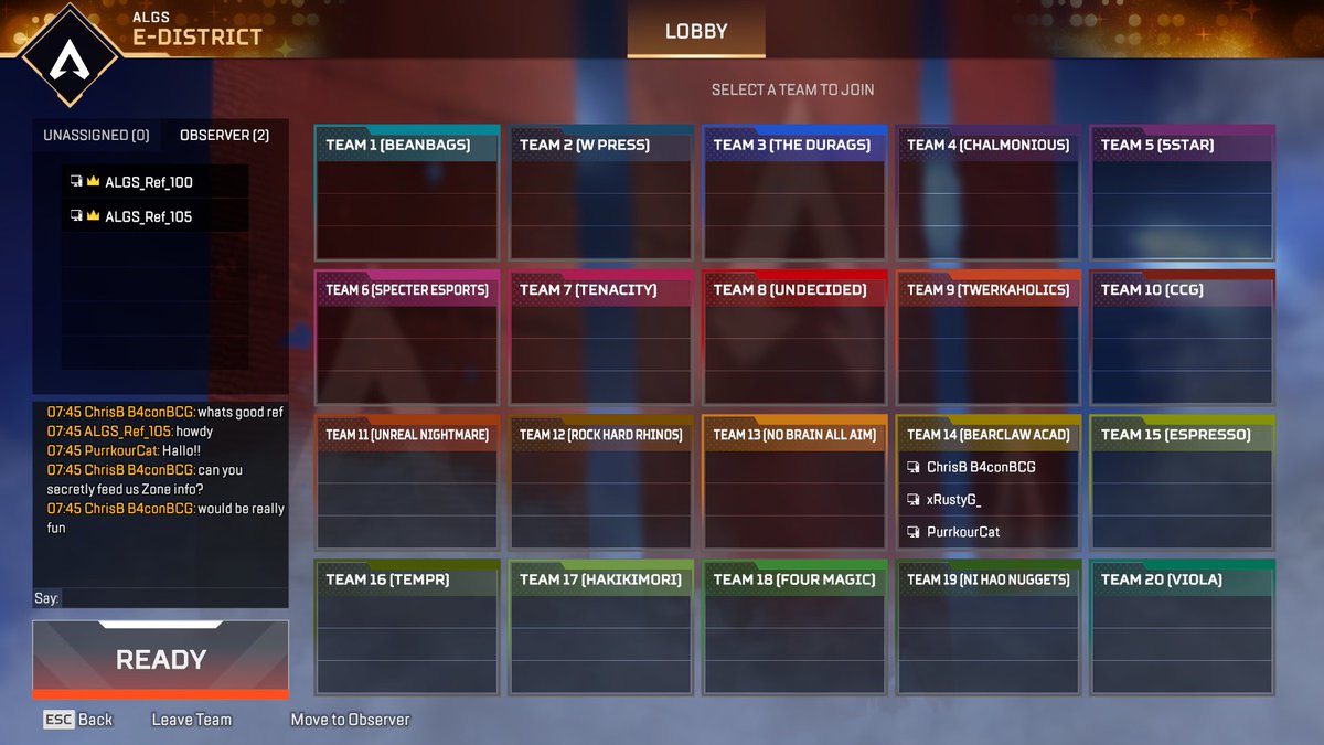 Day 1/3 of PLQ starting in 15, no stream today unfortunately but will post an update here once the games finish