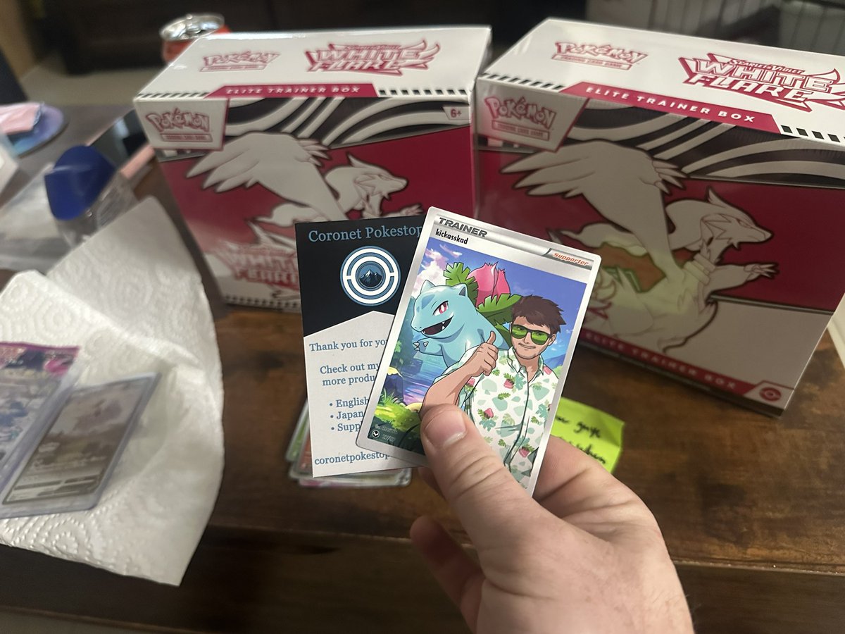 Anthony Naughton (@catscollecttcg) on Twitter photo I love meeting so many amazing people in this community, I was told by <a href="/coronetpokestop/">Coronet Pokestop</a> I CANT give both away …
So we are gonna open one and give the other away soon :) I love meeting so many amazing people in this community, I was told by <a href="/coronetpokestop/">Coronet Pokestop</a> I CANT give both away …
So we are gonna open one and give the other away soon :)