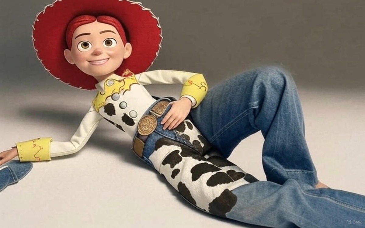 parkhoneymooner's tweet photo. Jessie has cow jeans https://t.co/vjltUaqtOr