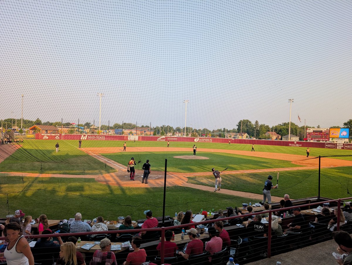 Hey <a href="/RapidsRafters/">Wisconsin Rapids Rafters</a>... I made the drive from the Twin Cities to check out the game tonight. My dad played high school baseball at Witter Field back in 1976 and grew up watching the Class A <a href="/twins/">Minnesota Twins</a> here in the early 70s. Excited to be here!