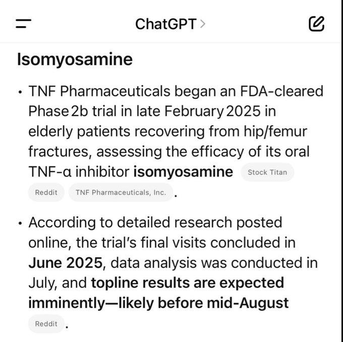 ProfitMakerJoe1's tweet photo. @thestonknewb I'm predicting $TNFA will have a significant multi week upward movement as we are expecting phase 2 trial results sometime this month. 
🔥How much of the $40 Billion dollar market can they capture when there is no other competition?🔥 https://t.co/0JRbzQFrhS