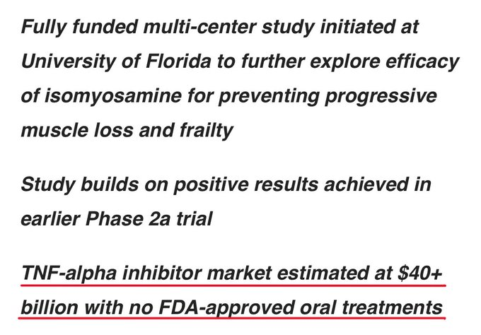 ProfitMakerJoe1's tweet photo. @thestonknewb I'm predicting $TNFA will have a significant multi week upward movement as we are expecting phase 2 trial results sometime this month. 
🔥How much of the $40 Billion dollar market can they capture when there is no other competition?🔥 https://t.co/0JRbzQFrhS