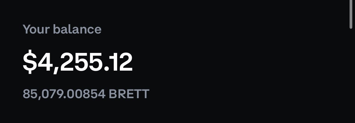 Bought more $BRETT … marching towards 100K in $BRETT 🥁🚶