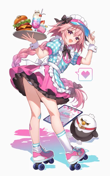 フェス開催おめでとうとパンツの日なのでパンチラダイナーメイドなアストルフォを公開!