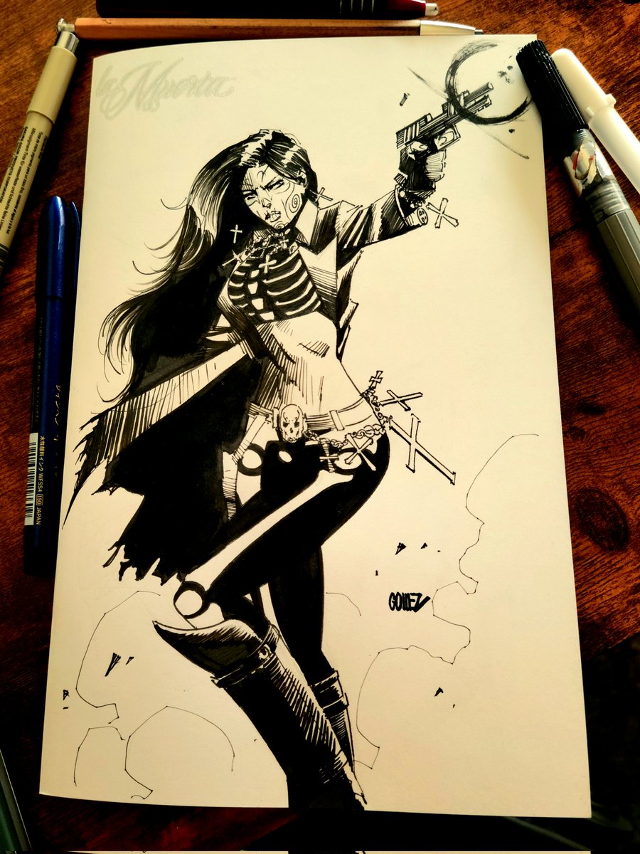 Single Round
Sketchcover of La Muerta from <a href="/thecoffincomics/">COFFIN COMICS</a>