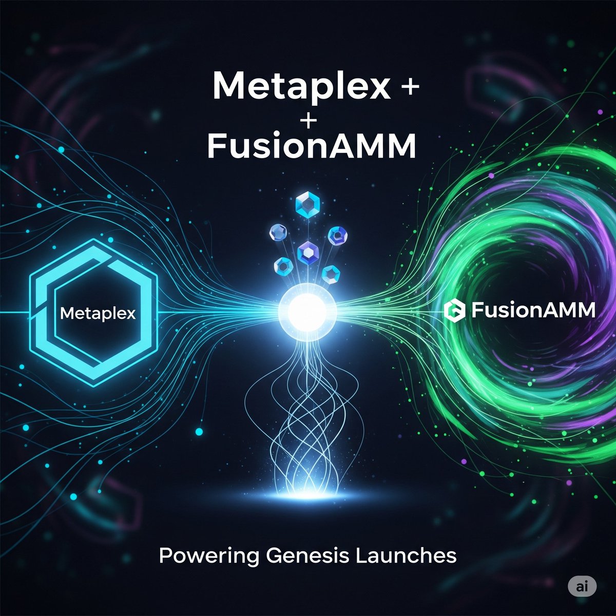 TheCyberBull's tweet image. 🚀 Thrilling collab! Metaplex teams up with FusionAMM to power Genesis launches for new token projects! 🌐💰 Unlocking a new era of token innovation! 🔗🎉 #Metaplex #FusionAMM #GenesisLaunches #TokenProjects #BlockchainInnovation #Aug2025