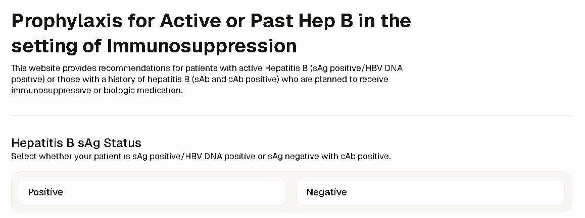 AusDrGupta's tweet photo. Unsure regarding chemoprophylaxis for hepatitis B?

Launching React Hep B - https://t.co/WHTXjwi362

Select the Hep B status, medication, and the recommendations of AGA, EASL, GESA is automatically provided with a link to publications related to the medication. #livertwitter https://t.co/7oQzoCOxVd