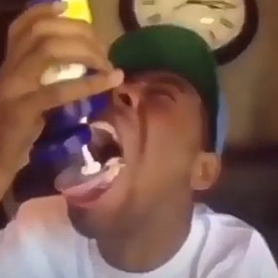 tyler the creator crying and eating mayonags tweet media