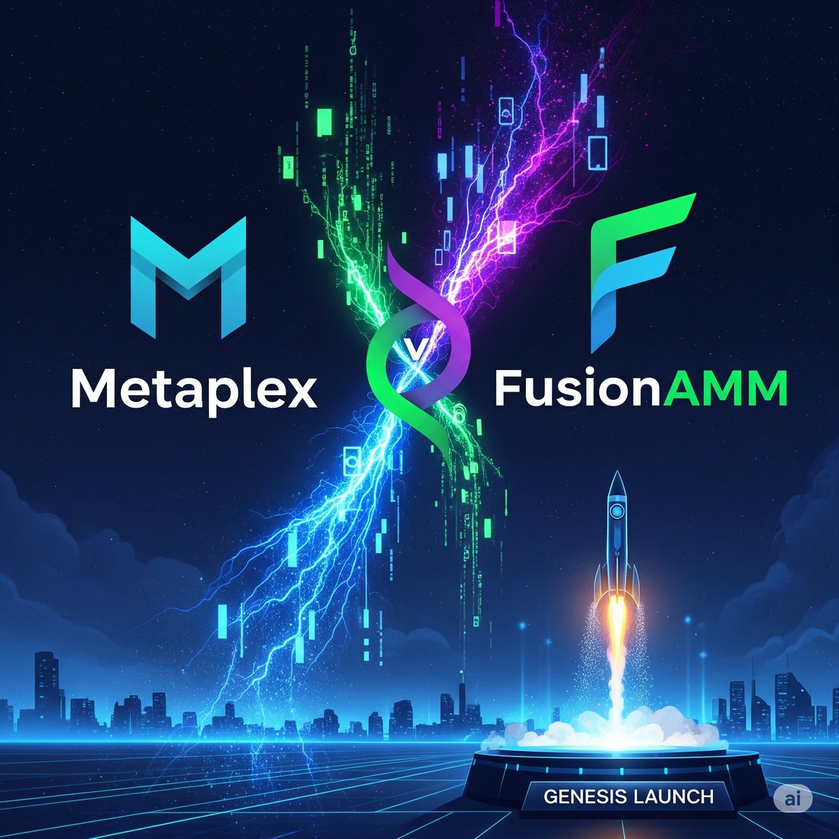 TheCyberBull's tweet image. 🚀 Epic alliance! Metaplex joins forces with FusionAMM to ignite Genesis launches for new token projects! 🌐💸 Pioneering the next wave of token innovation! 🔗🎊 #Metaplex #FusionAMM #GenesisLaunches #TokenProjects #BlockchainRevolution #Aug2025