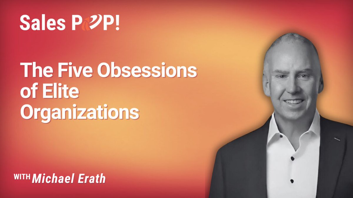 🔥 What makes elite organizations unstoppable? Michael Erath reveals their 5 obsessions for explosive growth! Find out now: zurl.co/yo4F4 #Business #Success #Leadership #SalesPOP