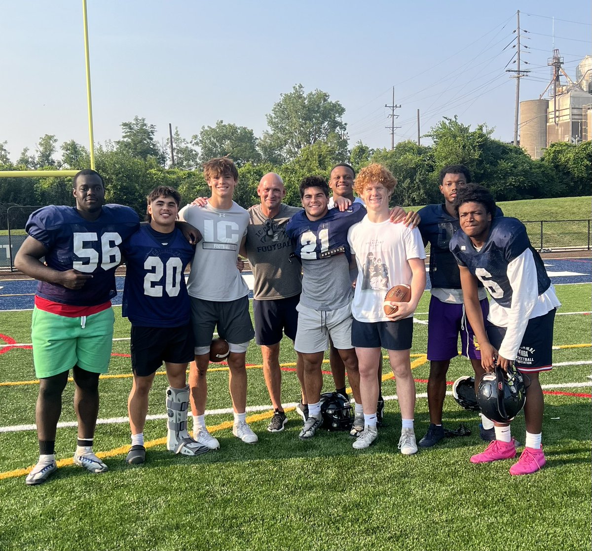 Final day of summer camp. 

<a href="/JamesAl2026/">James Alexander</a> <a href="/kc_kekstadt/">Kc Kekstadt</a> <a href="/Grant_Bowen1/">Grant Bowen</a> <a href="/CalcagnoFoley/">Foley Calcagno</a> <a href="/Garner_1x/">Tamarion Garner</a> <a href="/WSchmidt_09/">Will Schmidt</a> <a href="/jump0utjalen/">Jalen Banks</a> 

<a href="/ICCPFootball/">IC Catholic Football</a>