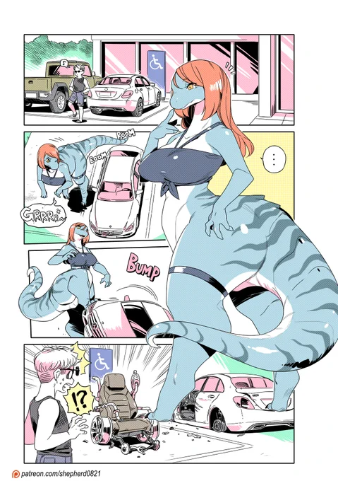Modern MoGal #377 -  Shape Matching 🦖♿️

#modernmogal 