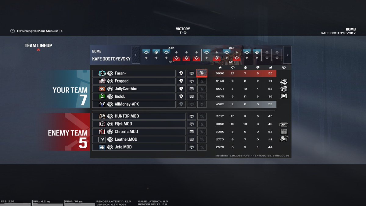 GG to MOD1 RED! 2-0 Now