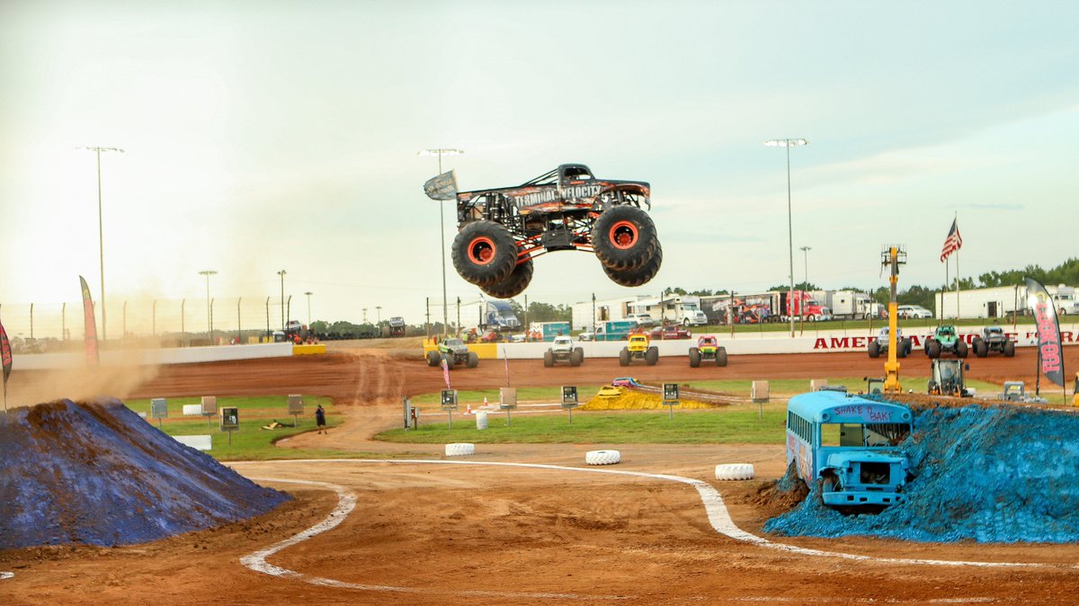 The high-flying thrills are almost here! 🤩

SCHEDULE 👉 bit.ly/MTBSCHED25

<a href="/CookOut/">Cook Out</a> | #MonsterTruckBash