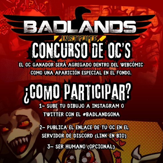 GENTE DE TWITTER!!!! 
Queremos invitarlos a nuestra dinamica de #BadlandsInstitude