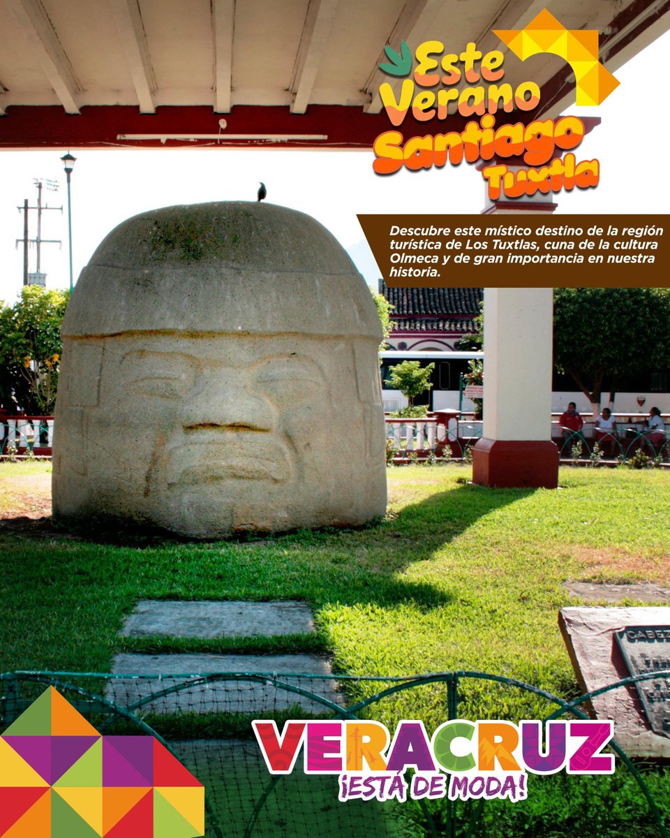 VeracruzTurismo's tweet photo. #EsteVerano recorre 📍Santiago Tuxtla, un paraíso en la región de Los Tuxtlas 🌳 que guarda el misticismo y la grandeza de la cultura Olmeca 🗿.
¡Te va a sorprender! 🙌 https://t.co/fH4bDbmT1U