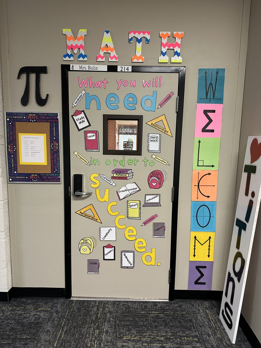 Not sure how it is August already but I did work at school a little - got the outside of my room done! Now to work on the inside 😜