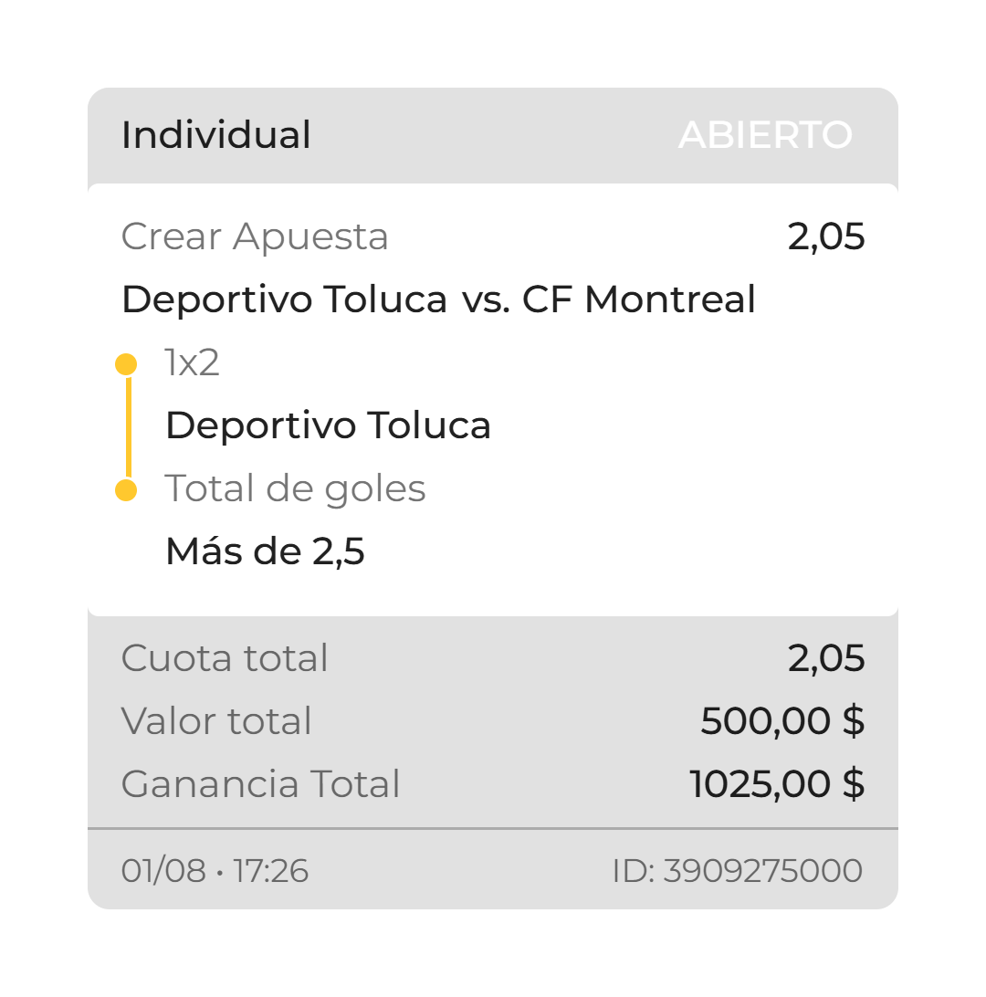 MIKLO APP (@mikloapp) on Twitter photo 🔥PICK DE HOY🔥
Leagues Cup 🇲🇽⚽
👉 Toluca ML + Over 2.5 goles 💣
Confianza total en los Diablos 🔴
Sigue mis jugadas y únete con mi código MIKLO
🎰 Regístrate aquí: micasino.com/?pc=MIKLO
Y no olvides seguir a <a href="/Micasinocom/">MiCasino.com | Apuestas deportivas</a> para más picks y promos 💸
#LeaguesCup #Toluca #Apuesta 🔥PICK DE HOY🔥
Leagues Cup 🇲🇽⚽
👉 Toluca ML + Over 2.5 goles 💣
Confianza total en los Diablos 🔴
Sigue mis jugadas y únete con mi código MIKLO
🎰 Regístrate aquí: micasino.com/?pc=MIKLO
Y no olvides seguir a <a href="/Micasinocom/">MiCasino.com | Apuestas deportivas</a> para más picks y promos 💸
#LeaguesCup #Toluca #Apuesta