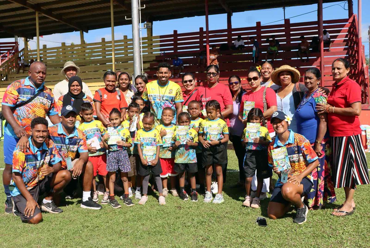 A special homecoming for Roy Krishna in Labasa where his football journey began this morning. He launched ‘Tabu Soro Futupolo’, a comic that captures the heart of the game and the spirit of never giving up. Roy hopes to see more Fijian kids esp girls chase their football dreams.