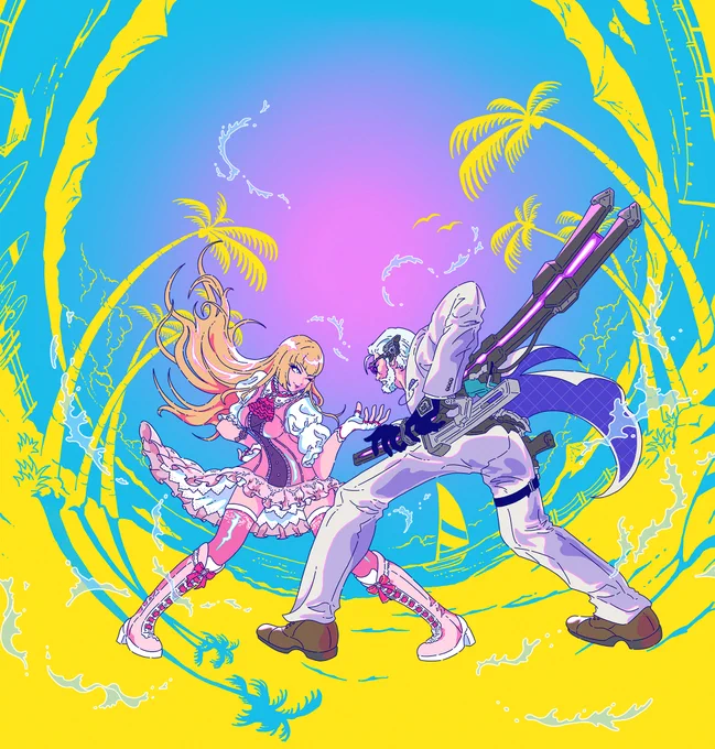 [お仕事] こちら、鉄拳8のオフライン大会イベント「BIG BANG FIST #2」のKVイラストを引き続き担当しています!8/24(日)開催でエントリーも既に始まっているようです。是非チェックしてみてください