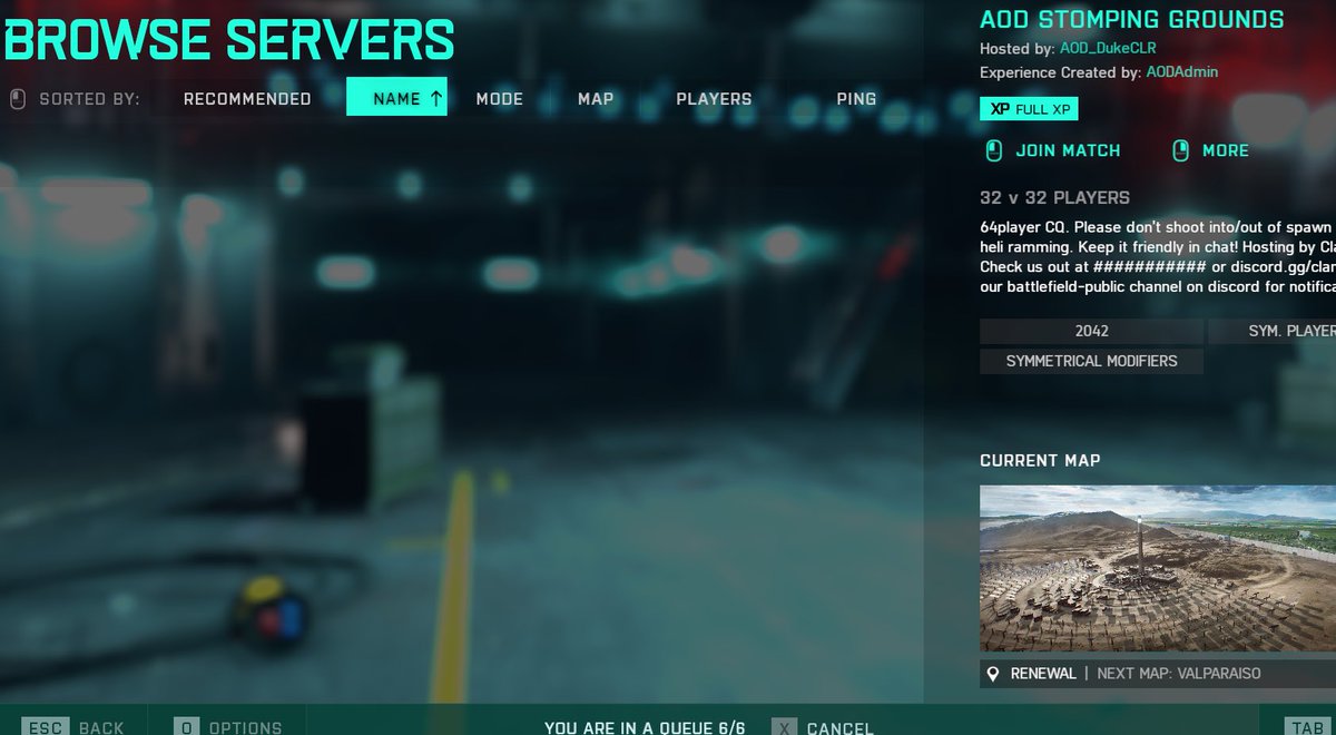 It looks like the <a href="/Battlefield/">Battlefield</a> 6 news these last 2 weeks has drawn attention to older games. We’ve had a que 2 weeks in a row for our Friday night event. Hopefully we get the server tools to allow for more than 1 day events! Please let BF6 stocks clan servers be in the AOW queue!