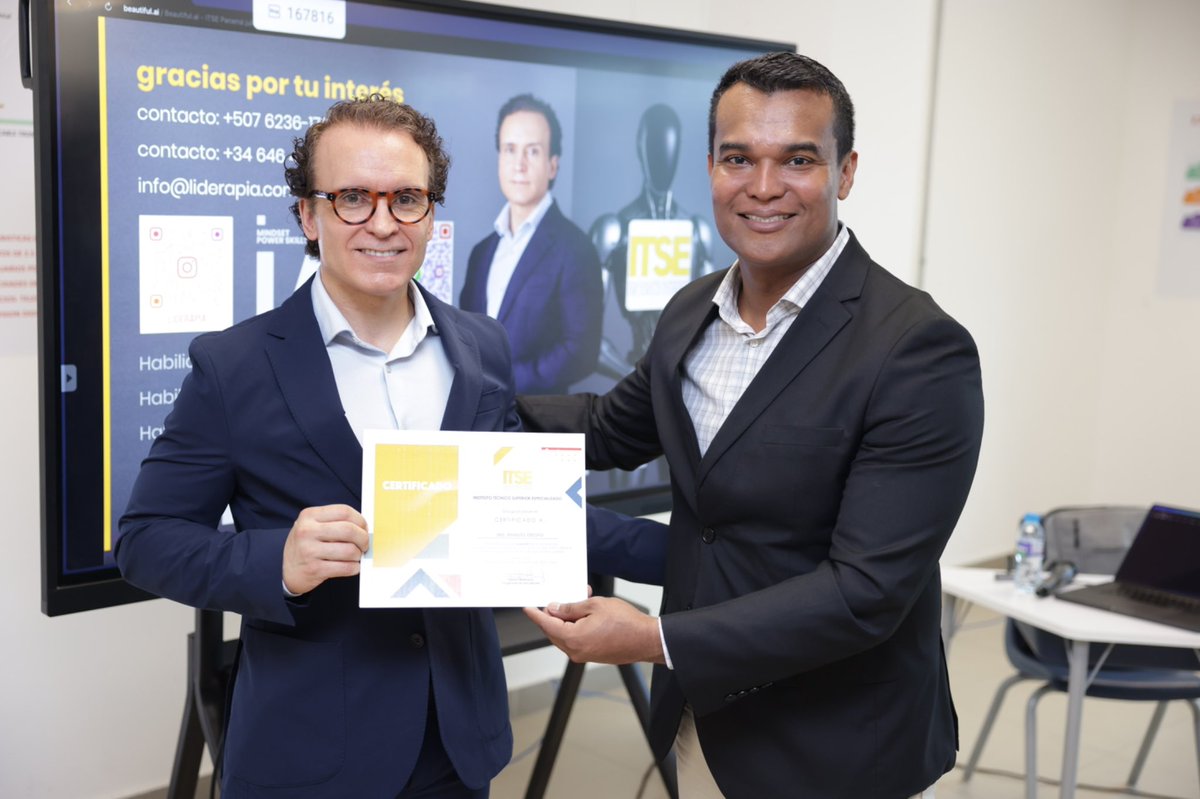 ITSEpma's tweet photo. El ITSE, en colaboración con Liderapia Institute de España, ofreció la conferencia “La Humanidad de la IA” con Manuel Crespo. En un momento de transformación tecnológica sin precedentes, se abordaron los desafíos humanos: renta básica, nuevas profesiones y habilidades del futuro. https://t.co/VgIOENHWbL