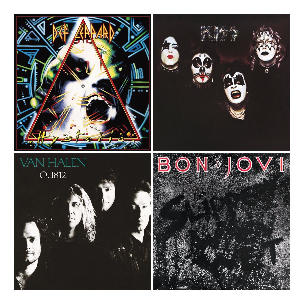 You’re stuck on an island with only one band’s entire discography.  

Who’s getting you through the experience until you’re saved? 

1. KISS
2. Van Halen
3. Bon Jovi
4. Def Leppard
