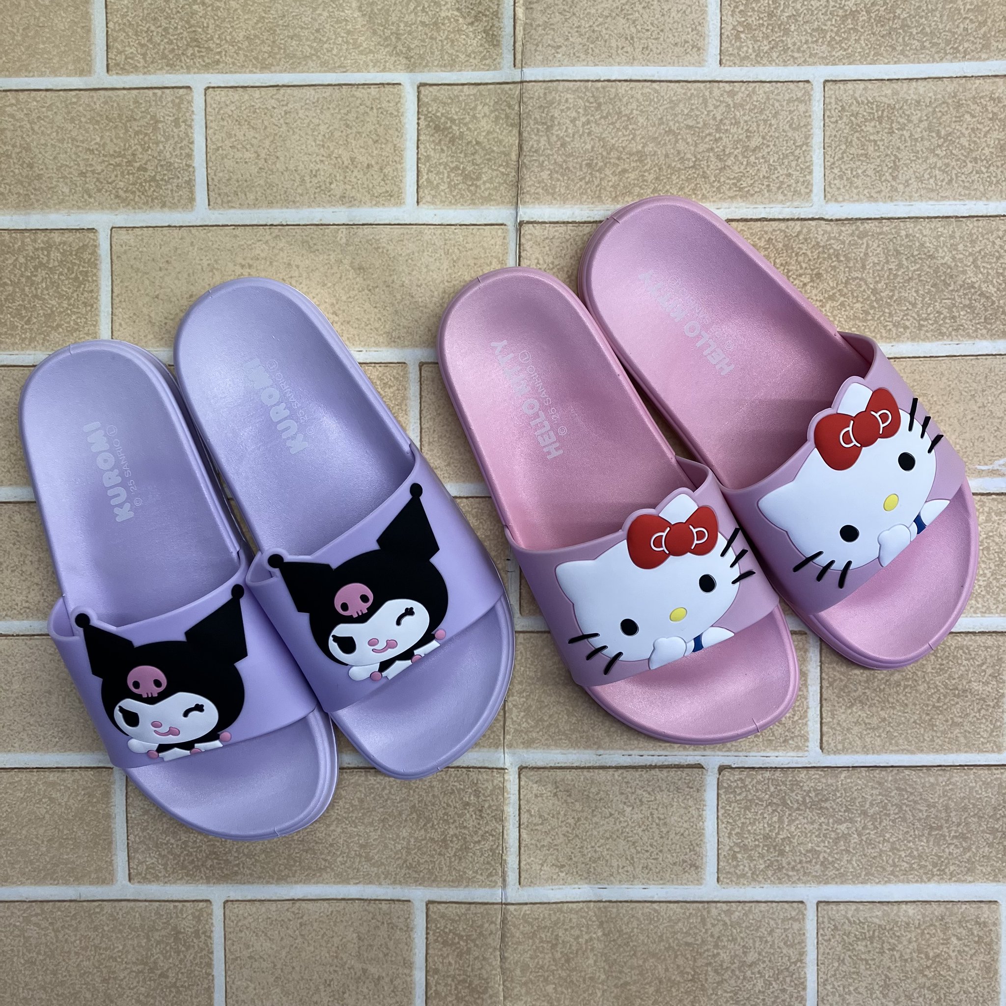 ハローキティ、クロミシャワーサンダル マイメロルームランプ プライズ ハローキティ】ハローキティ・クロミ シャワーサンダル