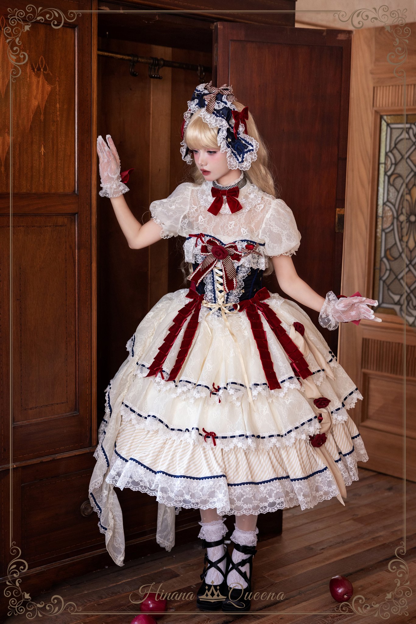 リズリサ ロリータ lolita リゾート Disney プリンセス レア 希少 No.806 Disney Alice in Wonderland / ジャンパースカートセット