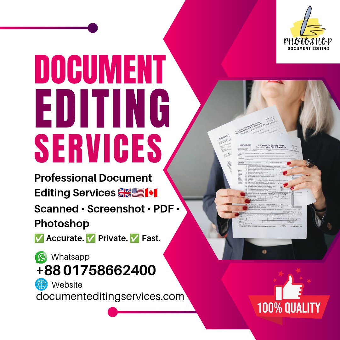 perfect_editor_'s tweet image. ✅ Need to fix your document but don’t know how?
We professionally edit PDFs, Photoshop files, scanned images &amp;amp; screenshots with 100% accuracy.
📩 Inbox us today – let the experts handle it!
#DocumentEditing #PDFServices #PhotoshopEditing