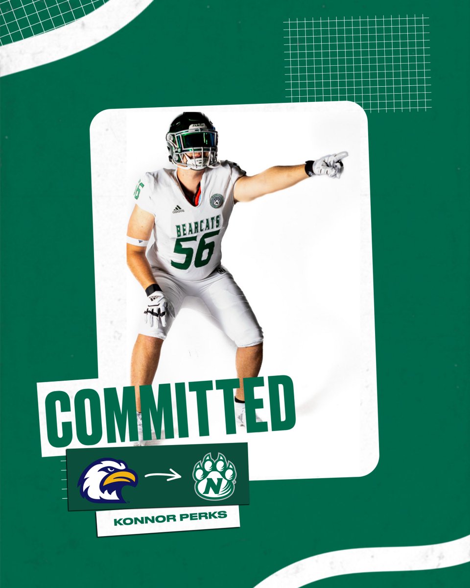 Konnor Perks (@konnorp08) on Twitter photo Blessed to announce my commitment to Northwest Missouri State University. Super Excited to join the Bearcat Brotherhood! Thank you to all of my coaches for pushing me to be a better player.
<a href="/LNEagleFootball/">Eagle Football</a> <a href="/RecruitLNEagles/">Liberty North Football Recruiting</a> <a href="/CoachALierman/">Coach Lierman</a> <a href="/COACHLUE/">Dan Luellen 🦅</a> <a href="/Coach_Prosser/">Collin Prosser</a> <a href="/CoachMcMenamin/">John McMenamin</a> Blessed to announce my commitment to Northwest Missouri State University. Super Excited to join the Bearcat Brotherhood! Thank you to all of my coaches for pushing me to be a better player.
<a href="/LNEagleFootball/">Eagle Football</a> <a href="/RecruitLNEagles/">Liberty North Football Recruiting</a> <a href="/CoachALierman/">Coach Lierman</a> <a href="/COACHLUE/">Dan Luellen 🦅</a> <a href="/Coach_Prosser/">Collin Prosser</a> <a href="/CoachMcMenamin/">John McMenamin</a>
