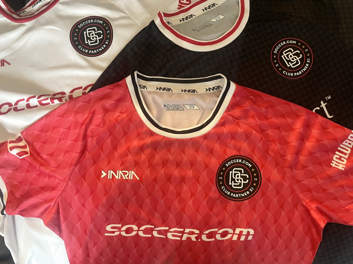 AddieClemSoccer's tweet photo. New Kits have arrived! Excited for the
#clubpartnerxi trip to train &amp; play next week at Real Madrid &amp; Valencia Academies! #spain

Thank you to
@soccerdotcom @inspiresportNA @rapidsyouthclub

@RapidsYouthCPP @ImYouthSoccer
@ImCollegeSoccer @ECNLgirls
@PrepSoccer @TopDrawerSoccer https://t.co/Vt251R036o