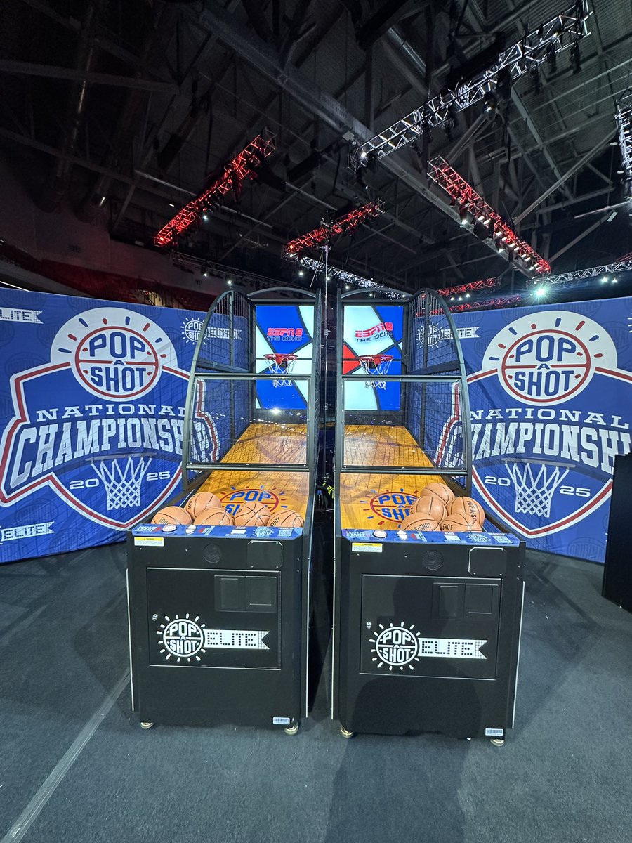 The best Pop-A-Shot shooters in the country at 9 ET on ESPN2 🏀