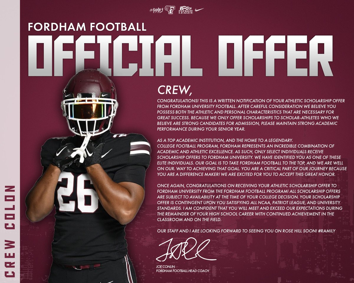 OFFICAL🐏🐏!! #RAMILY
<a href="/Coach_Conlin/">Joe Conlin</a> 
<a href="/ArtAsselta/">Artie Asselta</a> 
<a href="/WillistonFB/">Williston Football</a> 
<a href="/coachbeats/">Tommy Beaton</a> 
<a href="/PCFB_Paladins/">Paramus_CatholicFB</a> 
<a href="/Greg_Russo/">Greg Russo</a>
