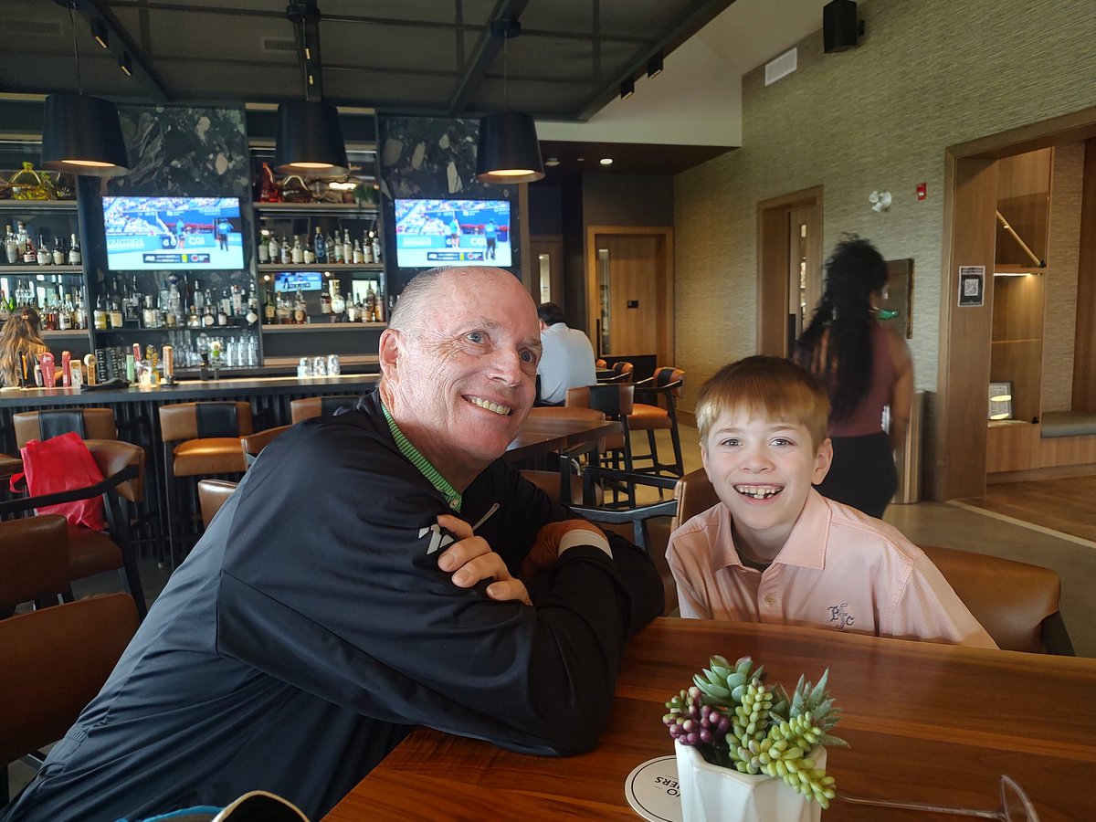 68-69 and a made cut has the family all smiles as we're ready to go low this weekend at PGA Tour America's Osprey Valley Open