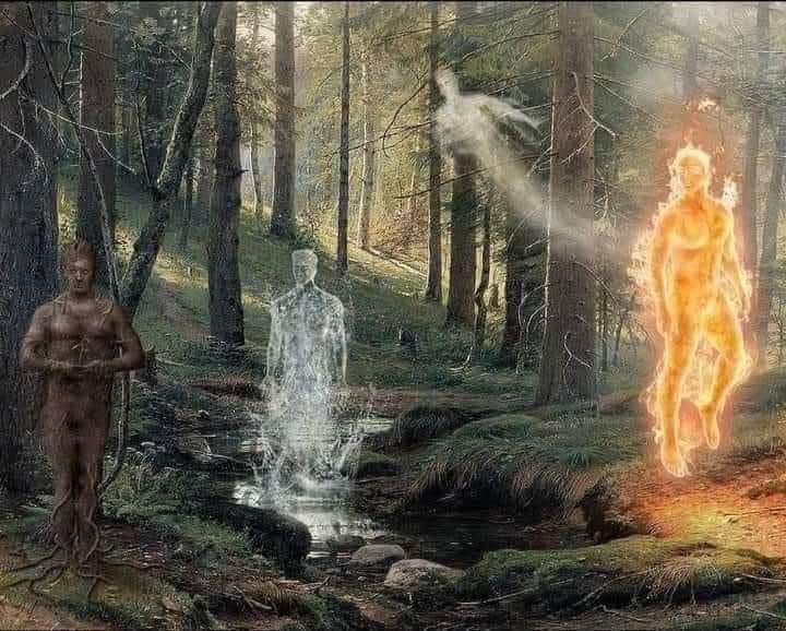 BE LIKE THE FOUR ELEMENTS

“Be water,” said the master.
"Water cleans itself and cleanses everything it touches. Be the water of a stream"

“Be earth,” said the master.

The earth receives the waste of men and animals and transforms the impurities into compost which fertilizes