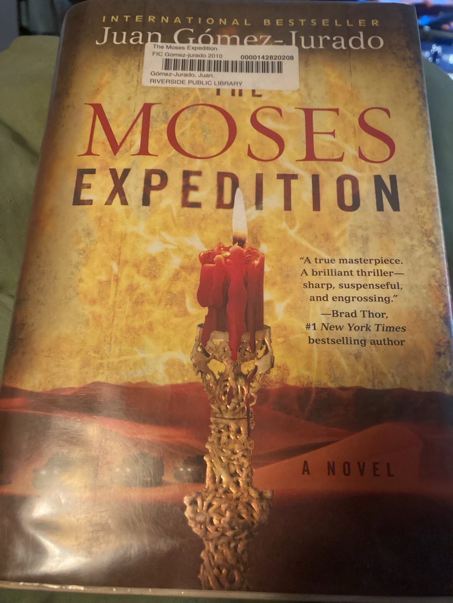 My summer weekend reading, the Moses expedition. Off to a good start.
