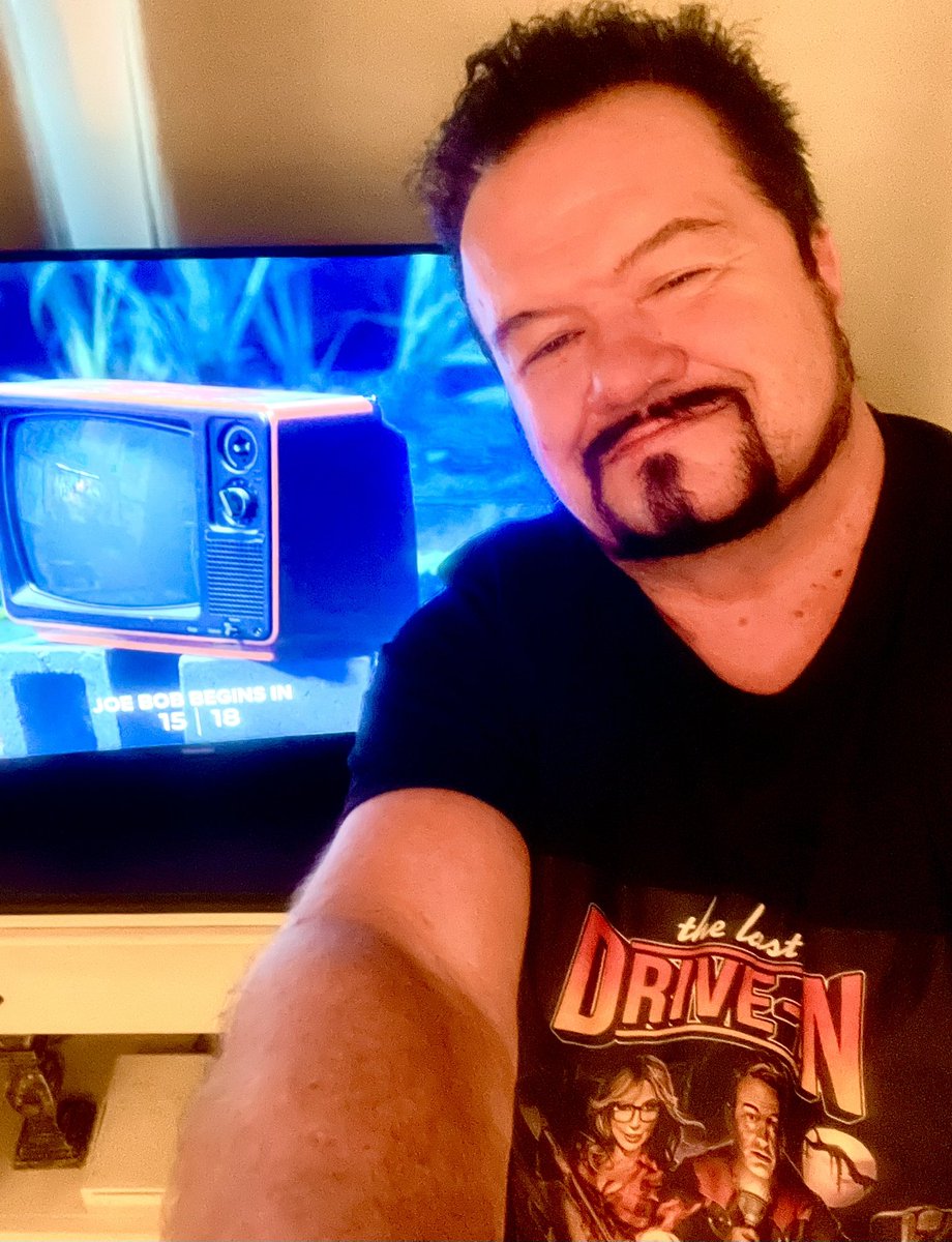 Counting the minutes down on <a href="/Shudder/">Shudder</a> to hang out with <a href="/therealjoebob/">Joe Bob Briggs</a> <a href="/kinky_horror/">Diana “Darcy the Mail Girl” Prince 🤠💌</a> <a href="/TheMutantFam/">The Mutant Fam</a> and all of #TheLastDriveIn family! #TheMutantFam