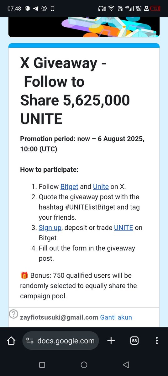 wzaayfii's tweet photo. #UNITElistBitget @mgs20082003 @MGSFATHIR @AJStream https://t.co/i8yl6gsc71