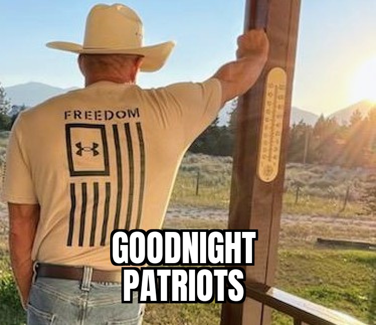 God bless President Trump 
God bless this MAGA nation. 

Goodnight 

#MAGA #Trump #America
