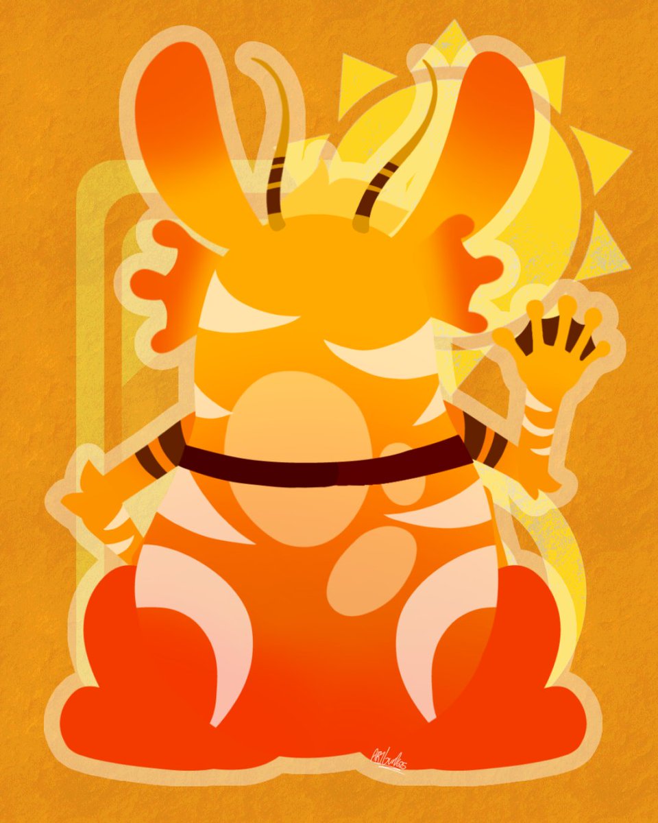 AGurl625's tweet image. #ReadyJetGo
Now it's Sunspot redesign time after so long! ☀️
-
(1st img shows his true alien form, 2nd is his Earthie disguise, and 3rd is just back view. :)