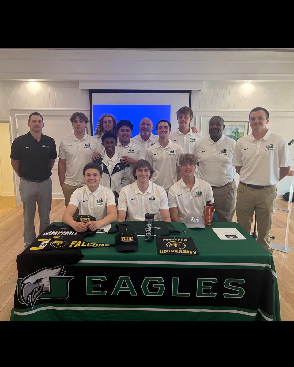 Uwharrie Charter Men’s Basketball (@ucaeaglesmbb) on Twitter photo Thank you to Pinewood Country Club for hosting our College signings tonight! Congratulations to 3 of our seniors on their commitment to play college basketball! Aaron and Braeden are committed to <a href="/_gtcc/">GTCC | Guilford Technical Community College</a> and Jaylan is committed to <a href="/GoFalconsMBB/">Pfeiffer University Men’s Basketball</a> Thank you to Pinewood Country Club for hosting our College signings tonight! Congratulations to 3 of our seniors on their commitment to play college basketball! Aaron and Braeden are committed to <a href="/_gtcc/">GTCC | Guilford Technical Community College</a> and Jaylan is committed to <a href="/GoFalconsMBB/">Pfeiffer University Men’s Basketball</a>