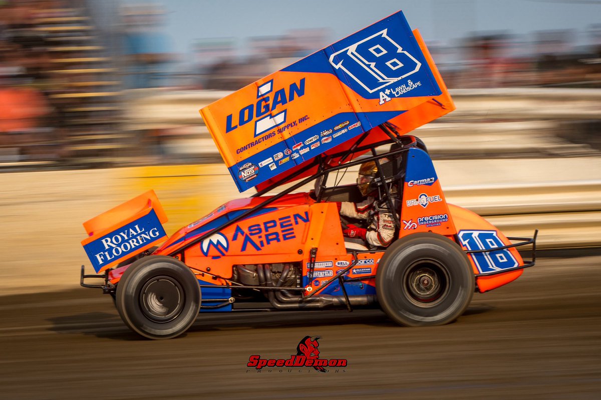 SpeedDemonProd's tweet image. Out here at the @WorldofOutlaws IronMan weekend knocking some rust off.