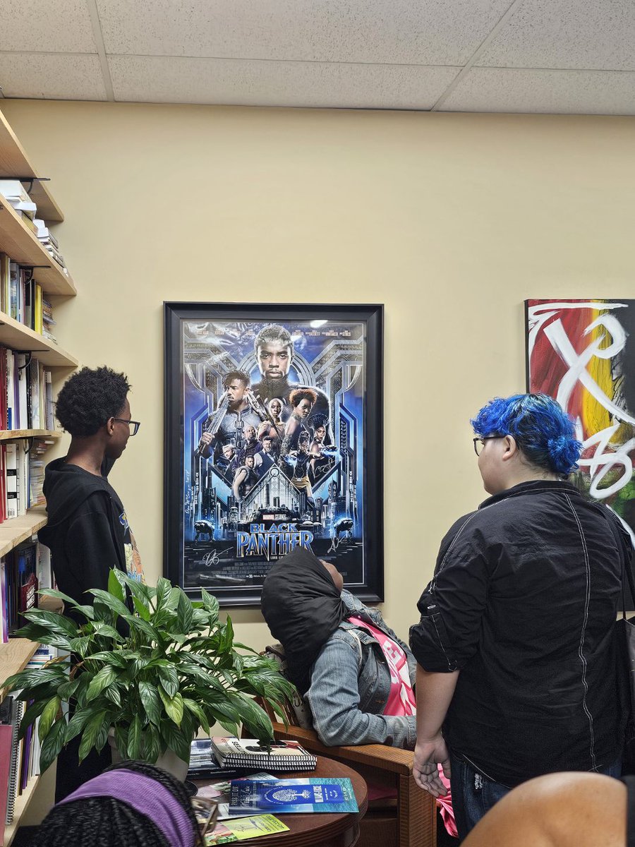 Thank you for welcoming our <a href="/JobsBaltimore_/">Baltimore Jobs & Resources (MOED)</a> #YouthWorks interns, Black Classics Press!

After spending the month designing an anthology, our interns got a peek at the next step—printing, binding, and packing up to ship!