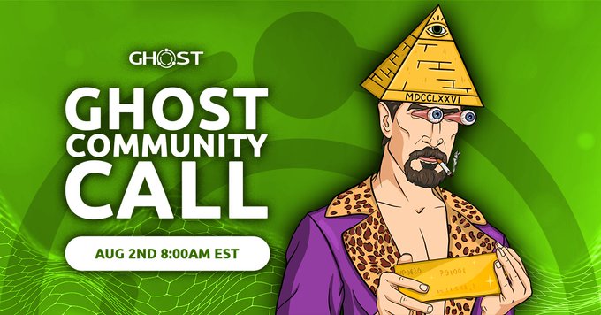 🚀 GHOST Community Call - Q3 2025!

📅 AUG 2ND | 🕗 8AM EST
🔗 Join live: https://ghostchain.io/call

• GHOST Bridge Preview?
• GHOST Lite Node Preview?
• GHOST Wallet Preview?

😎 All web3 enthusiasts welcome!