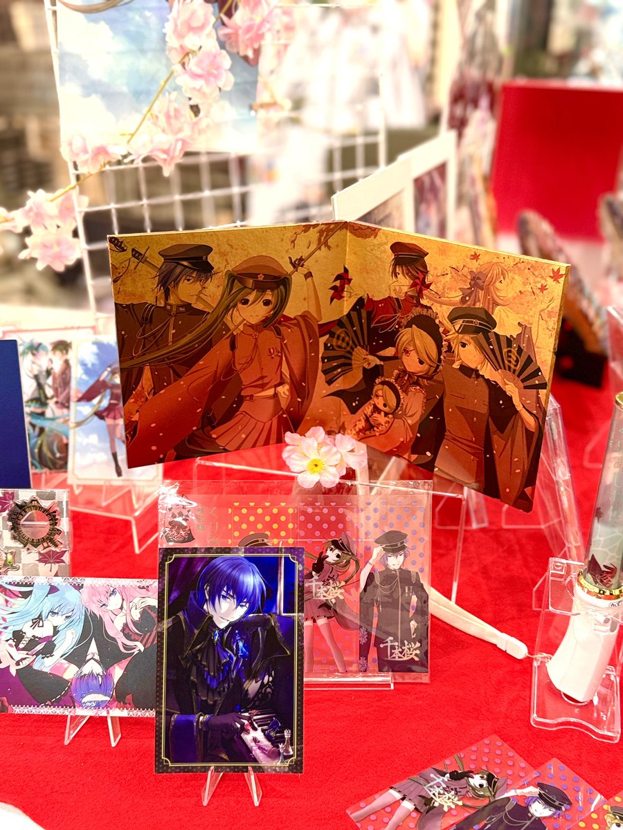kaito 千本桜展　ミニ屏風　限定品 106024-7-